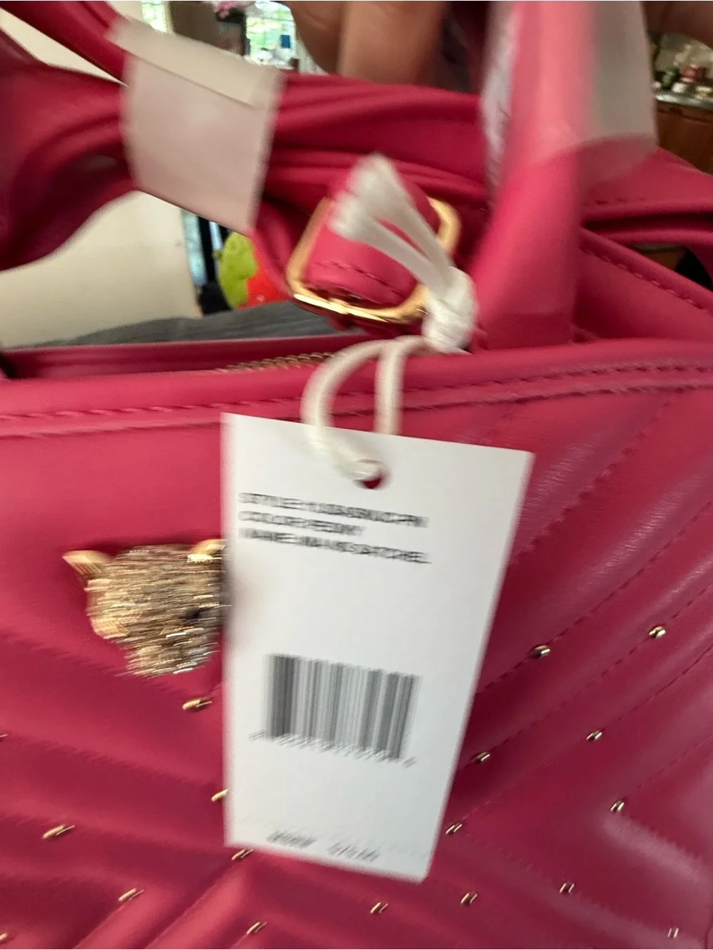 Jessica Simpson Pink Quilted Top-Handle Satchel - Brand New